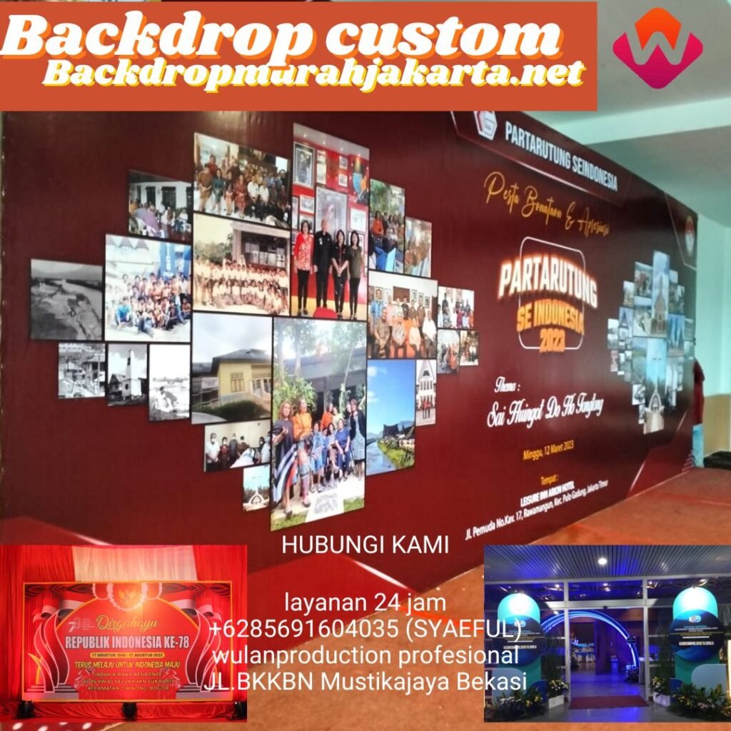 Backdrop Custom Jakarta Barat Rental