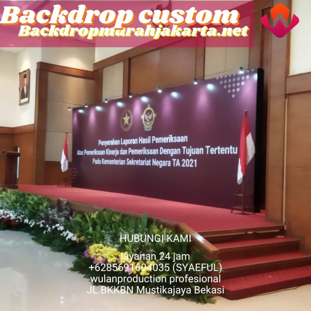 Sewa Backdrop Custom Jakarta Barat