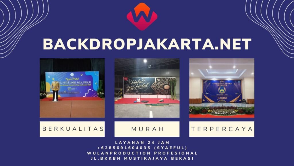 Menyewakan Backdrop Custom Event Akhir Tahun Jakarta Barat
