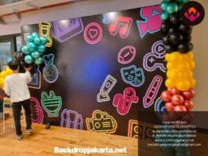 Menjual dan menyewakan Backdrop Custom Larangan Tangerang