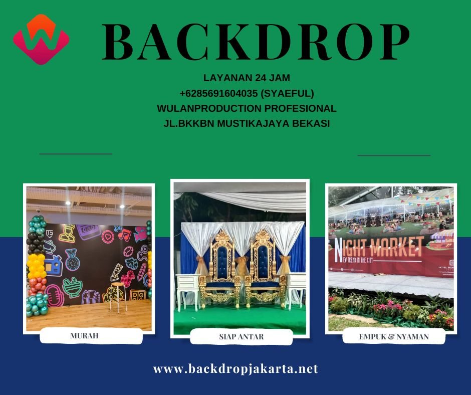 Menjual Dan Sewa Backdrop Custom Harga Terbaik Benda Tangerang