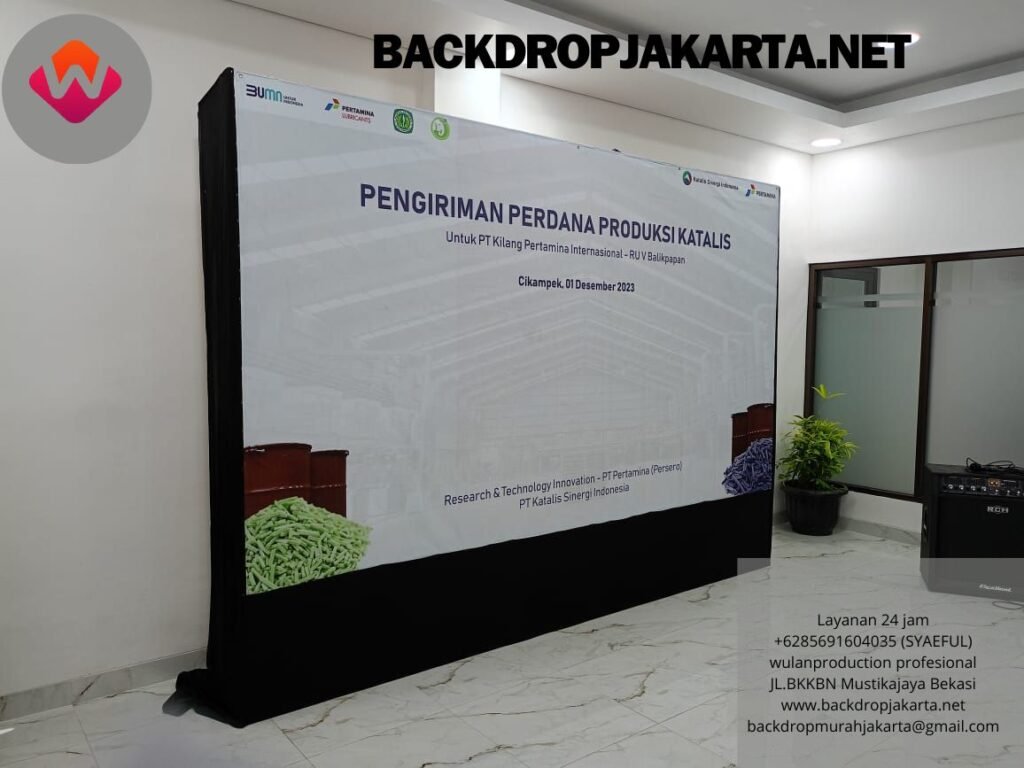 Jasa Sewa Backdrop Kawasan Jakarta Industrial Estate Pulo Gadung