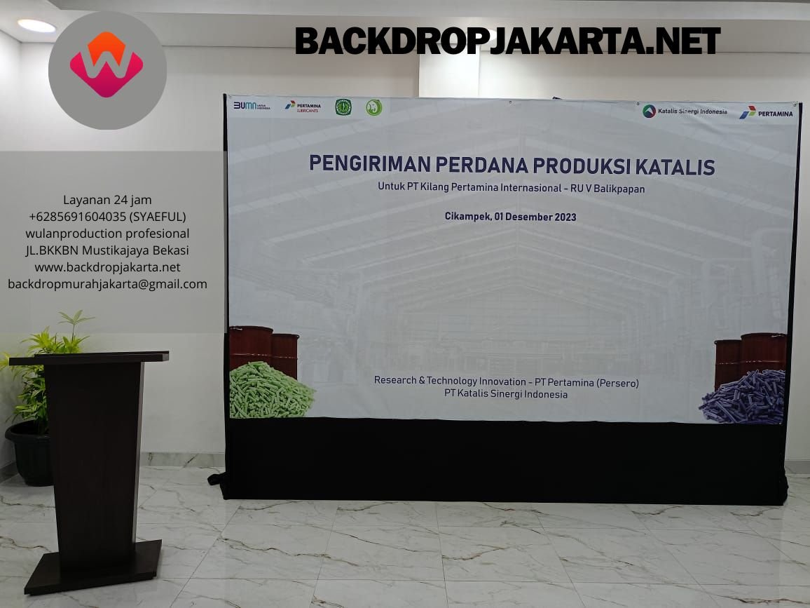 Menyewakan Backdrop Kokoh Customize Bogor Tengah