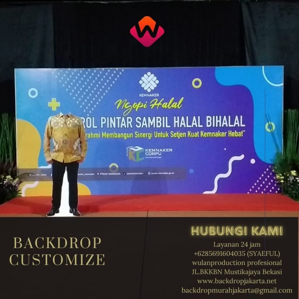Menyewakan Costumize Backdrop Kokoh Customize Bogor Tengah Timur