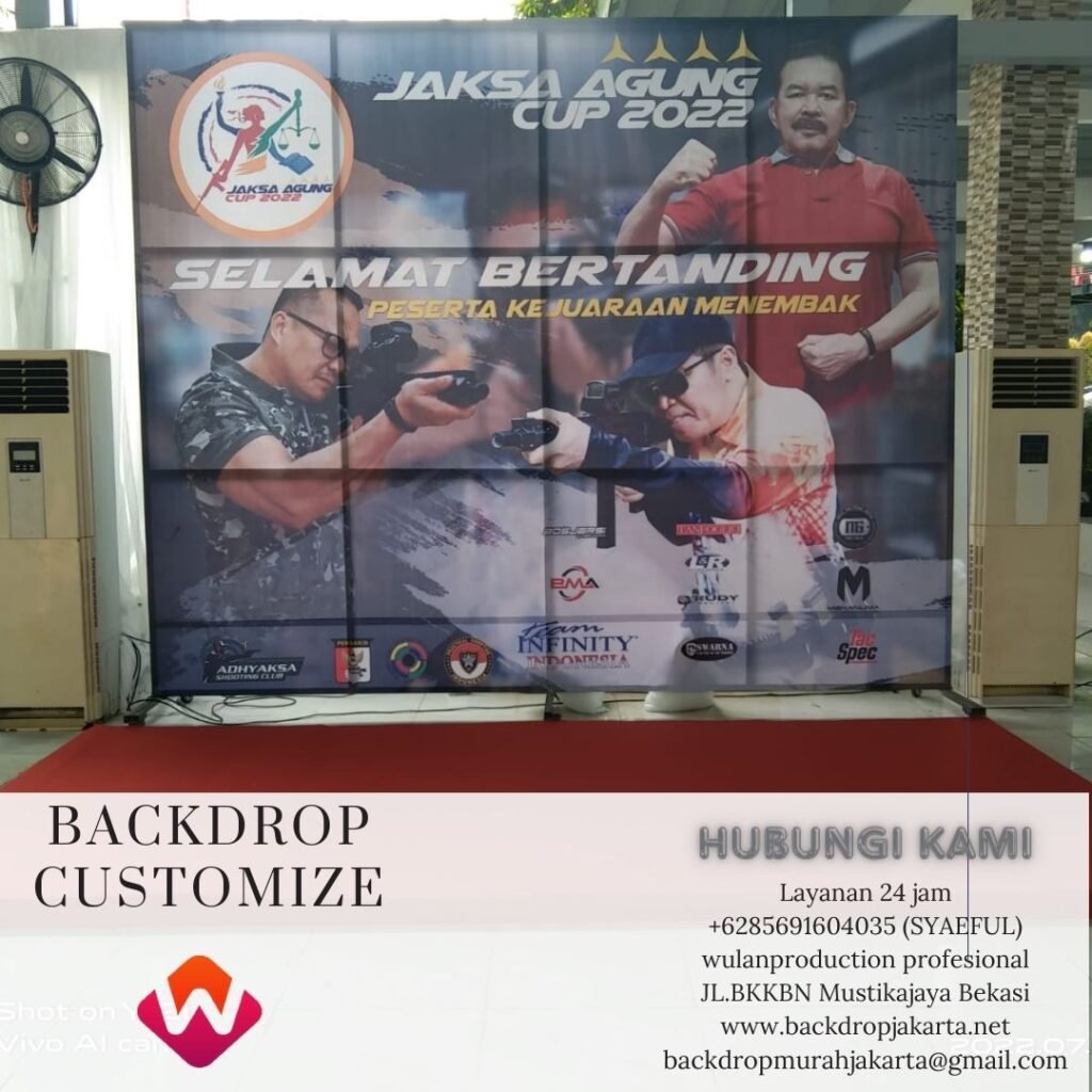 Sewa Backdrop Custom Acara Anniversary di Jakarta