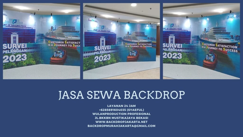 Menyewakan Backdrop Custom Berkualitas Senayan Jakarta Pusat