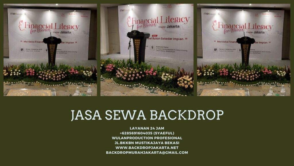 Jasa Sewa Backdrop Size Custom Cilodong Depok