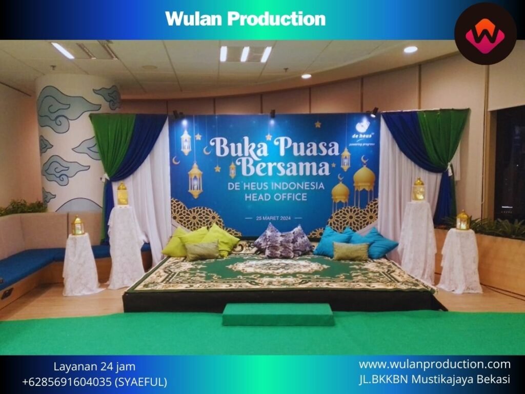 Jasa Sewa Pembuatan Backdrop Panggung dan Dekorasi Ramadhan Area Tangerang