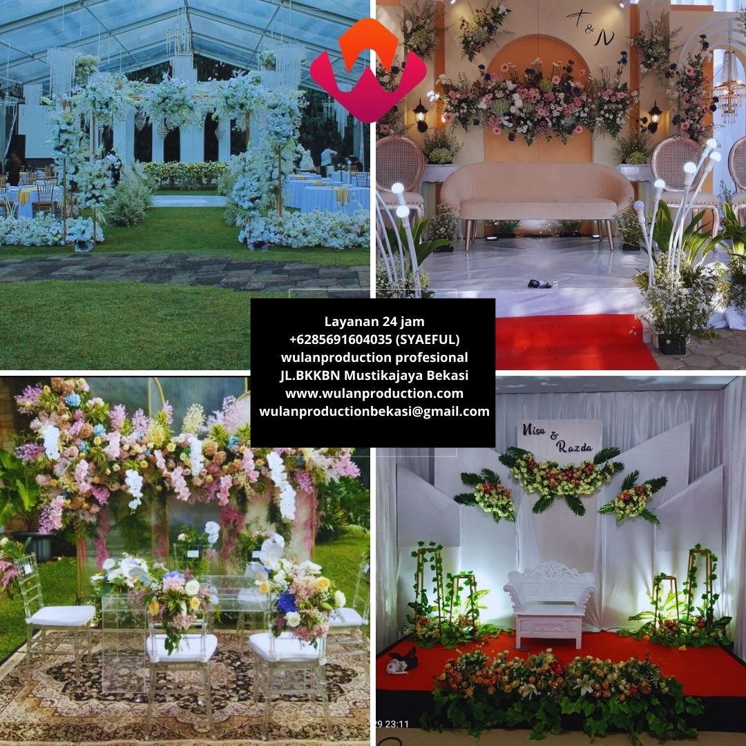 Pusat Dekorasi Bunga Pelaminan Jakarta
