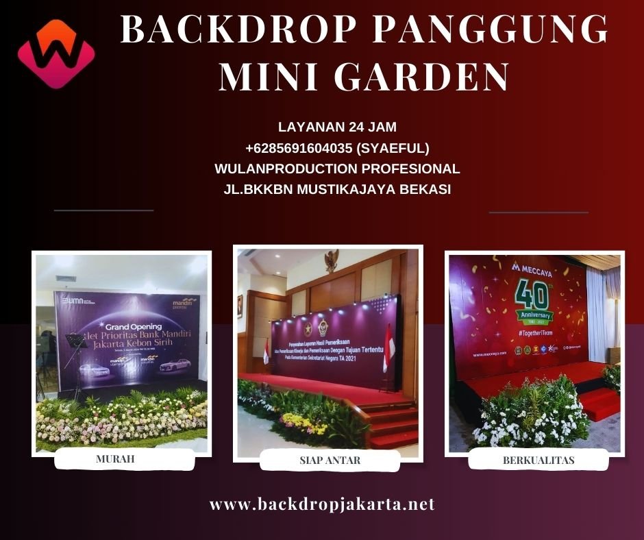 Sewa Backdrop Dan Panggung Dengan Dekorasi Jakarta Pusat