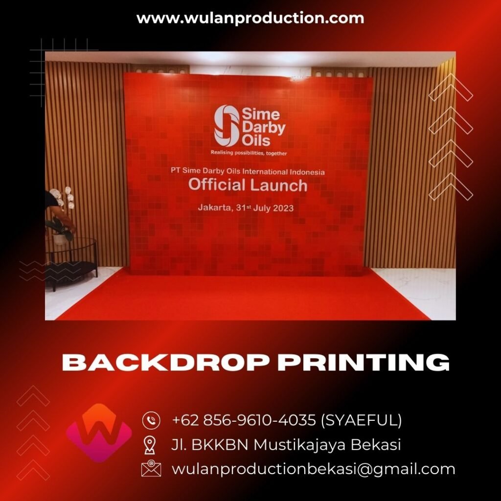 Sewa Backdrop Digital Printing Kualitas Terbaik Jakarta Utara