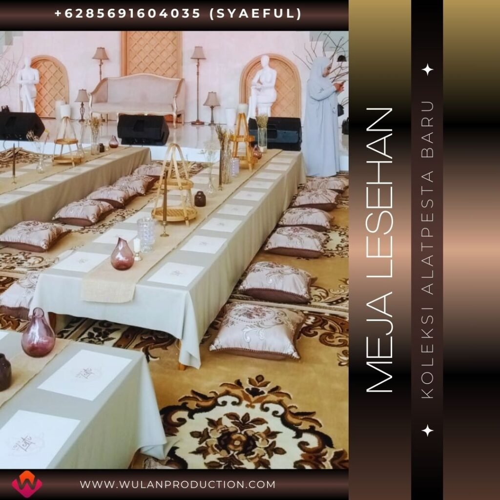 Sewa Meja Kotak Dan Bulat Lesehan Untuk Acara Bukber Ramadhan Jakarta