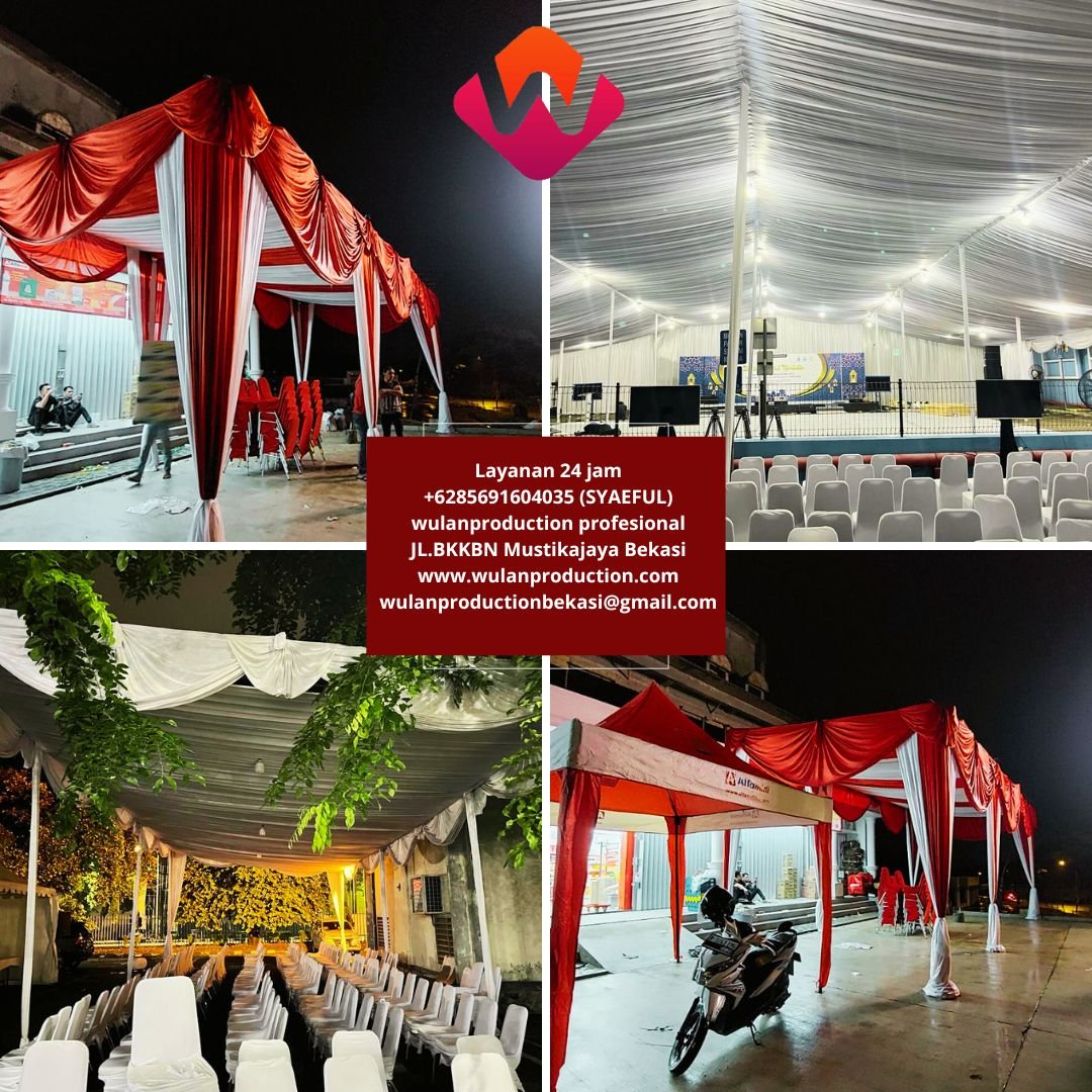 Gudangnya Sewa Tenda Konvensional Dekorasi Serut Terdekat Jakarta Barat