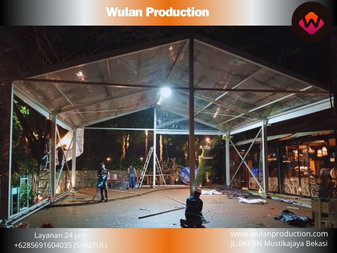 Layanan Sewa Tenda Transparan Ukuran 10x10 Meter Cengkareng Jakarta Barat