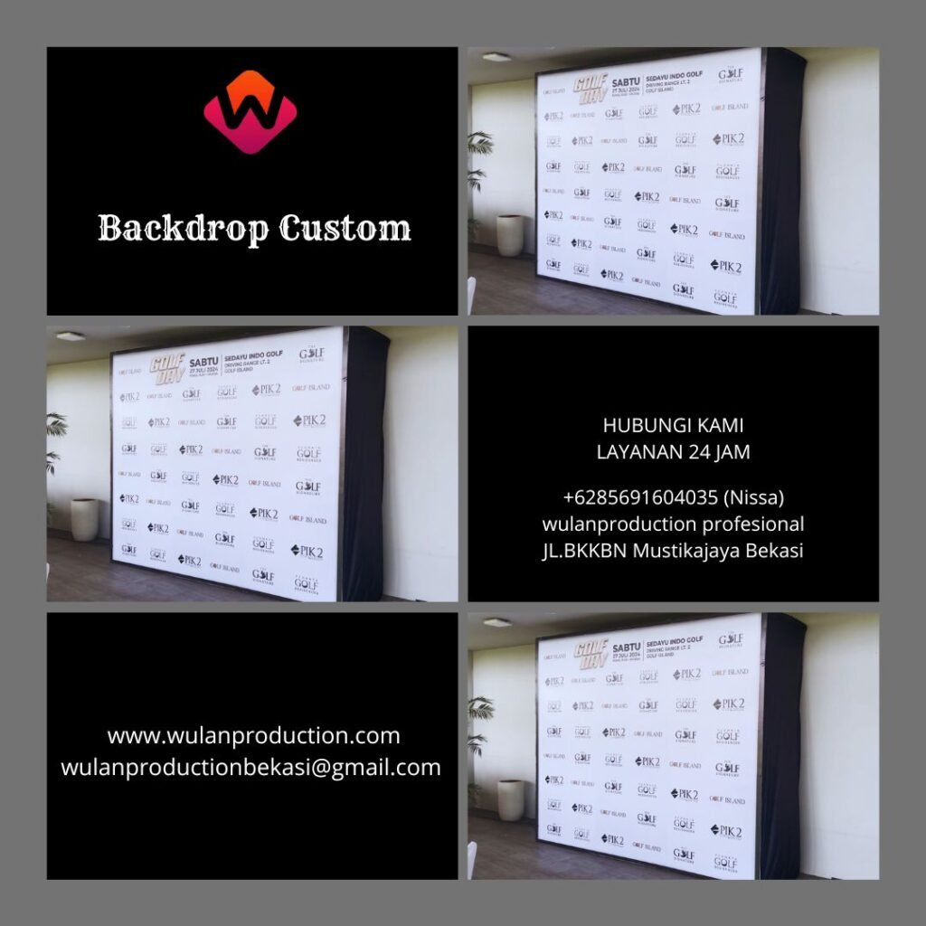 Jasa Backdrop Custom Terbaru di Jakarta