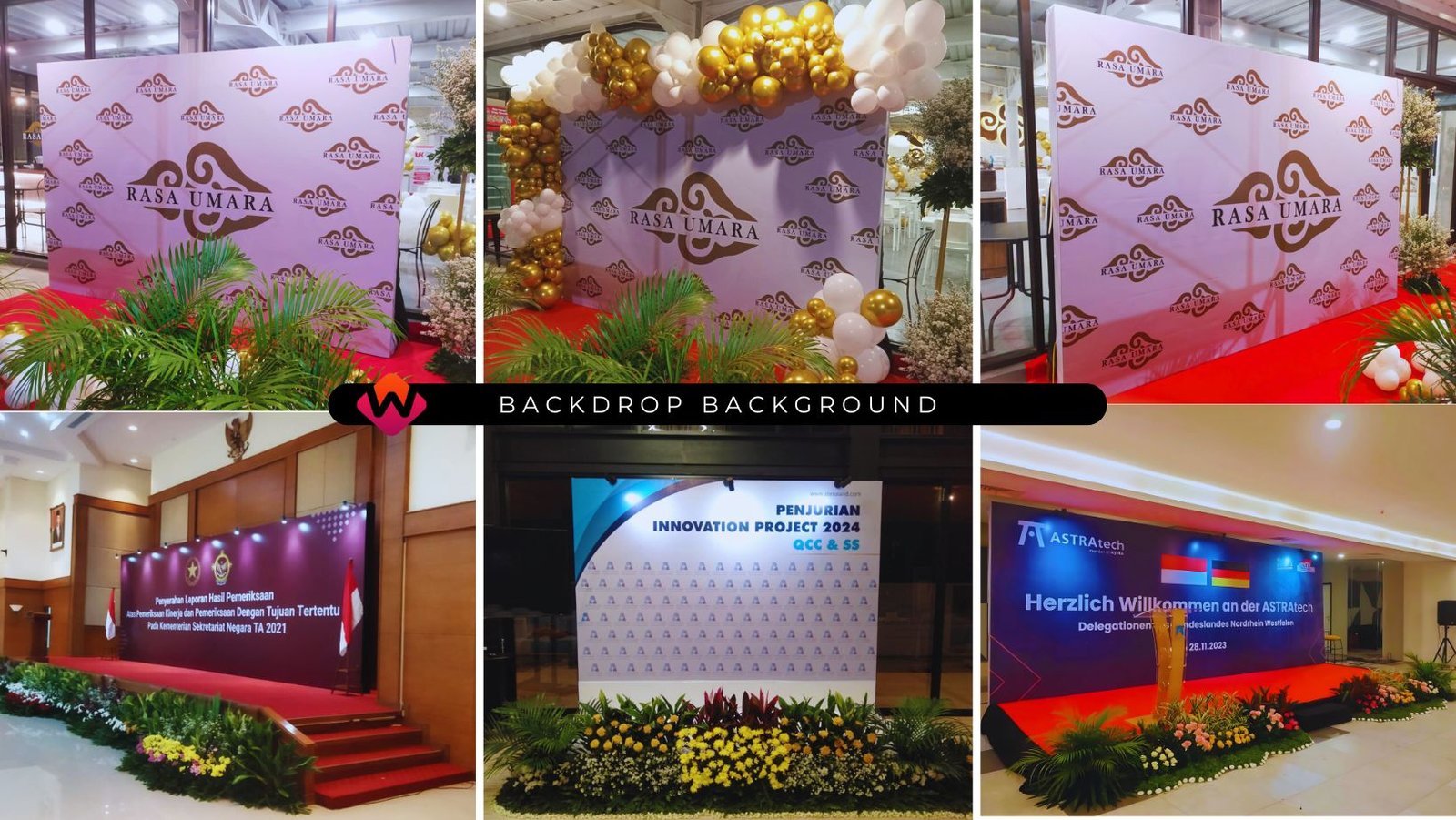 Menyewakan Backdrop Background Event Jakarta