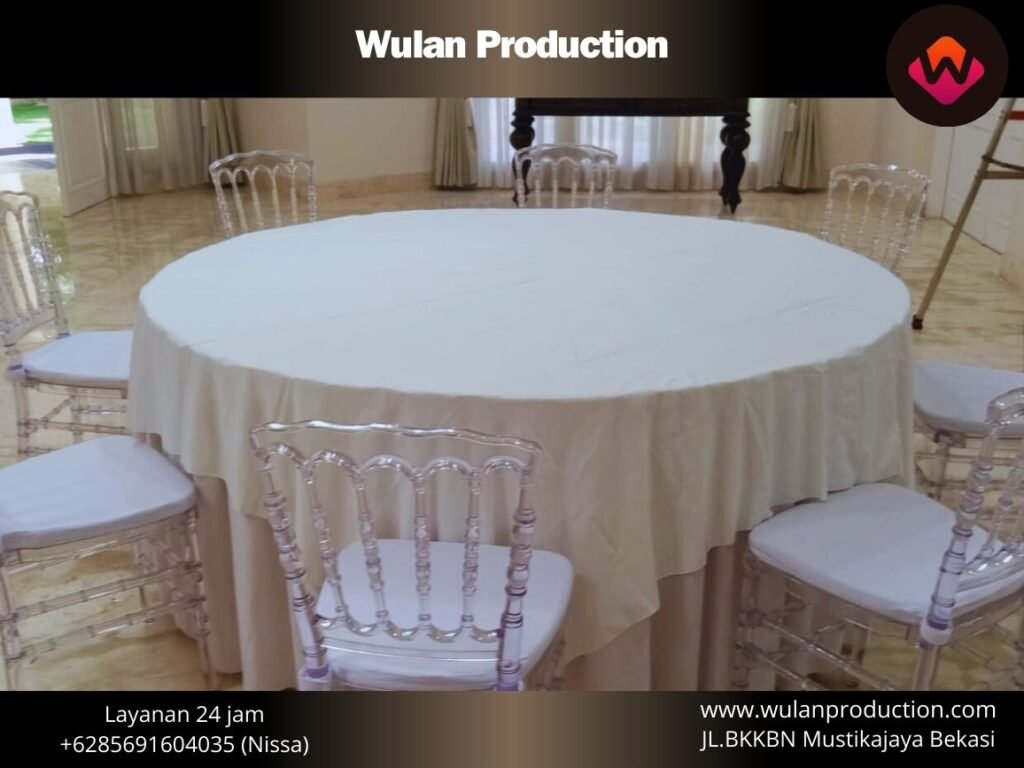 Rental Round Table Jumbo Size Diameter 220cm Jakarta