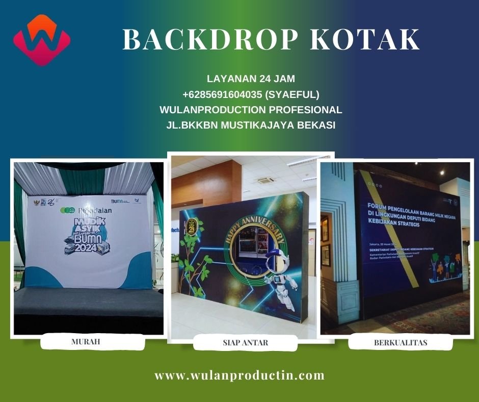 Sewa Backdrop Indoor Dan Outdoor Type Kotak Jakarta