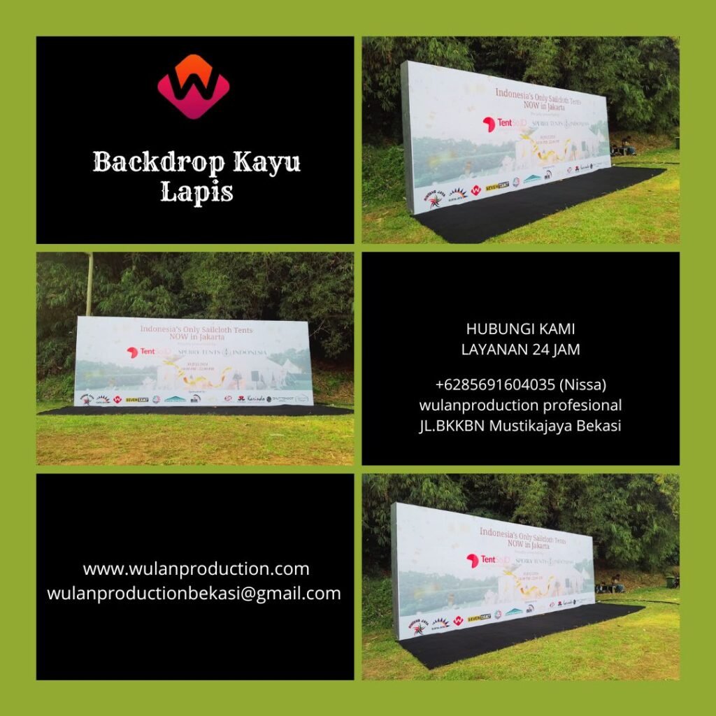 Jasa Sewa Backdrop Kayu Lapis CustomizeJakarta