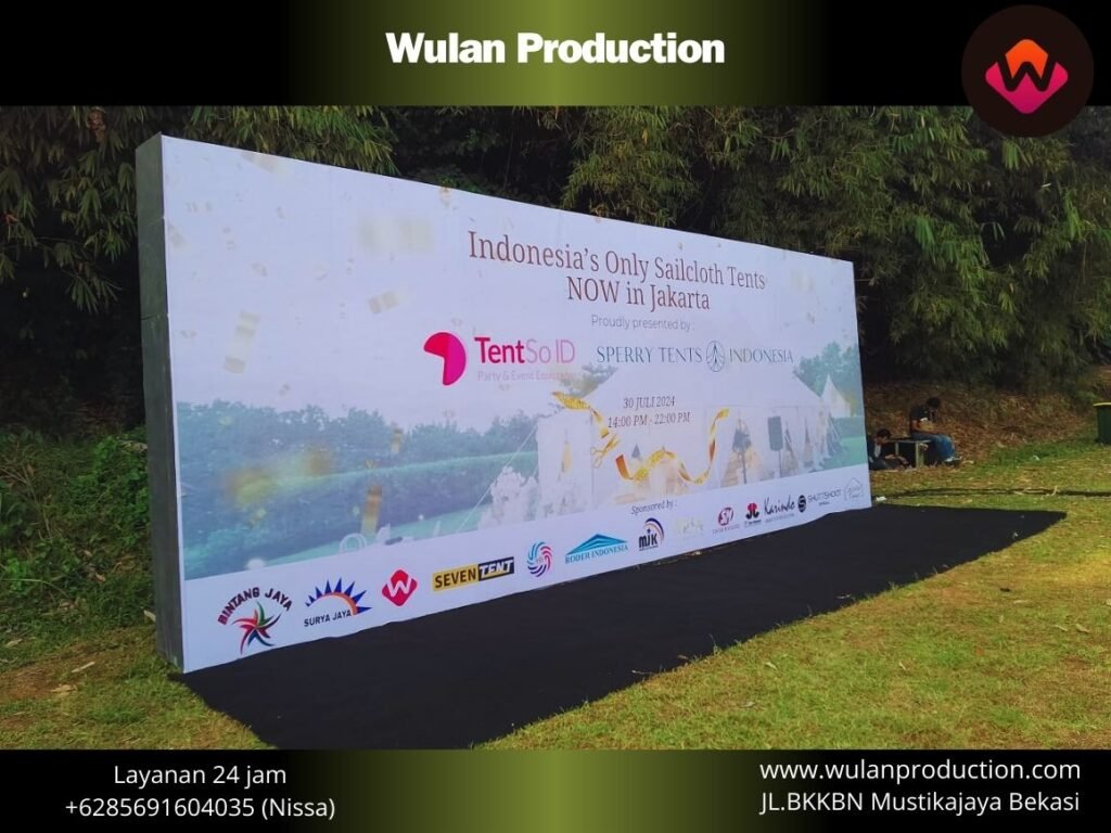 Sewa Backdrop Custom Ukuran di Jakarta