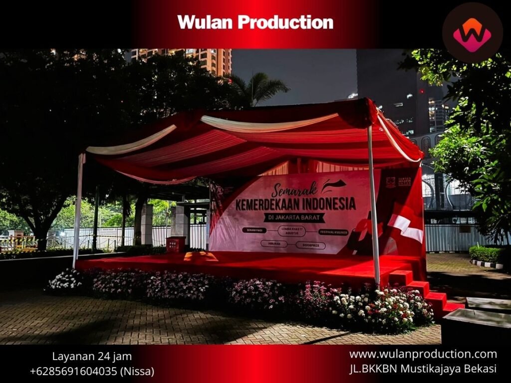 Sewa Backdrop Dan Panggung Karpet Merah Lebar 2 meter Jakarta