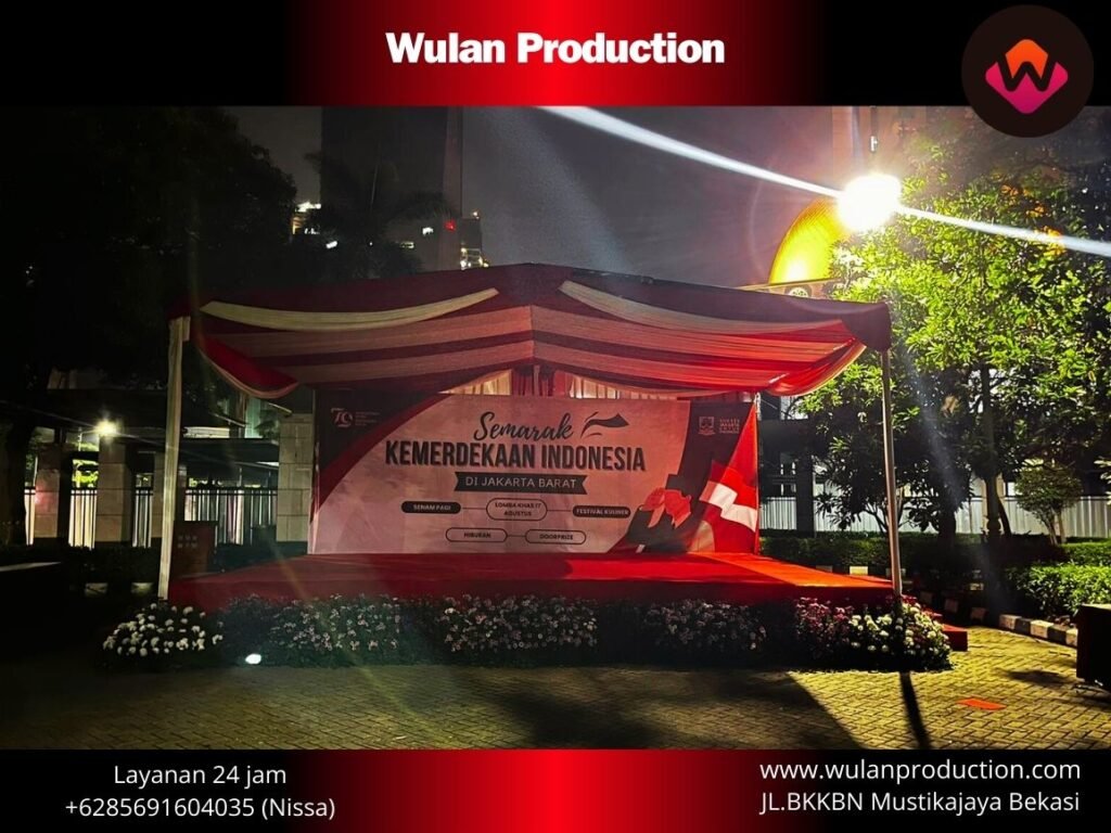 Sewa Backdrop Dan Panggung Karpet Merah Lebar 2 meter Jakarta