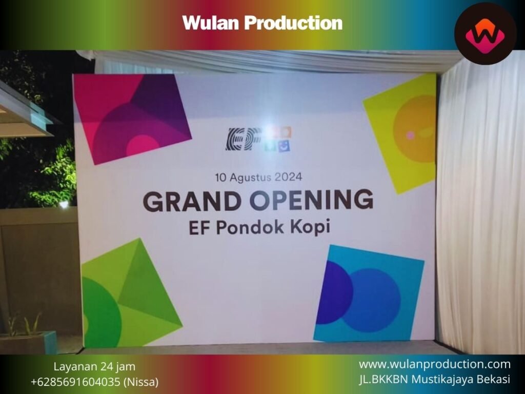 Sewa Backdrop Grand Opening Event Jakarta