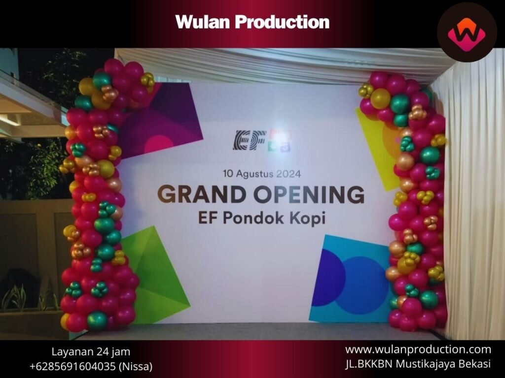 Sewa Backdrop Grand Opening Event Jakarta