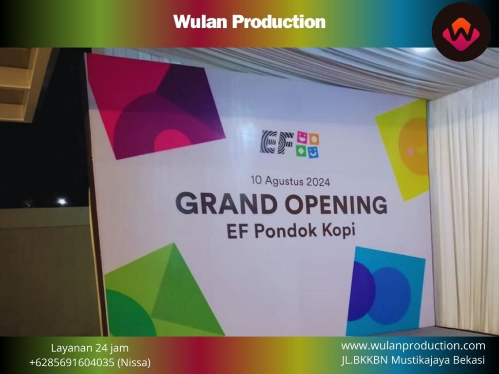 Sewa Backdrop Grand Opening Event Jakarta