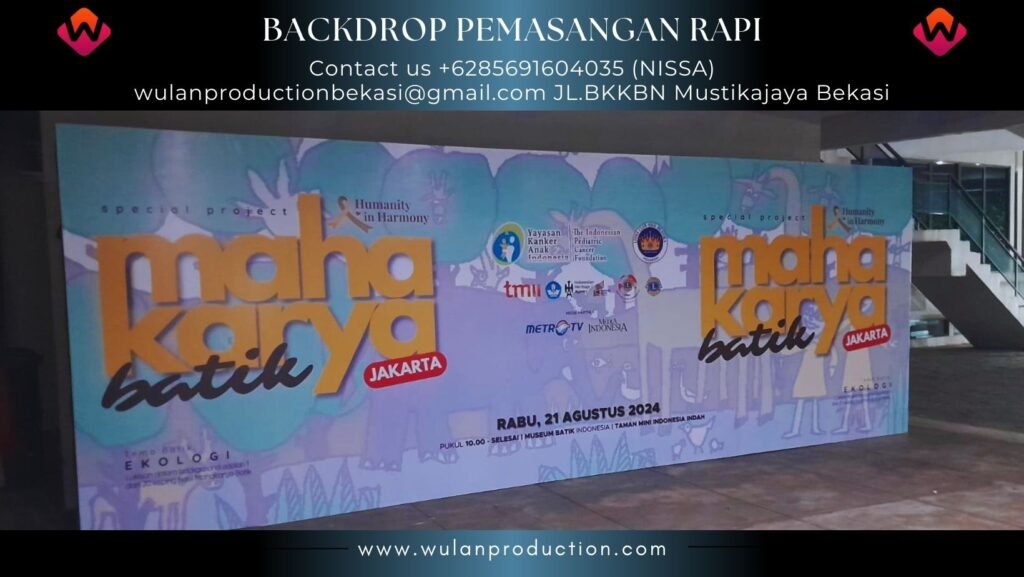 Sewa Backdrop Kualitas Terbaik Dan Pemasangan Rapi area Jakarta