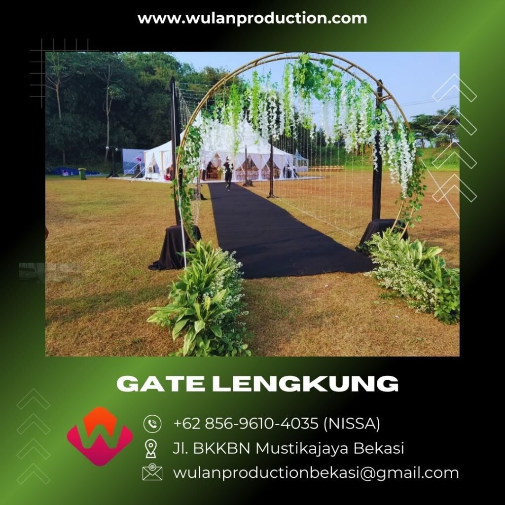 Sewa Gate Lengkung Ful Dekorasi Fairy light Jakarta