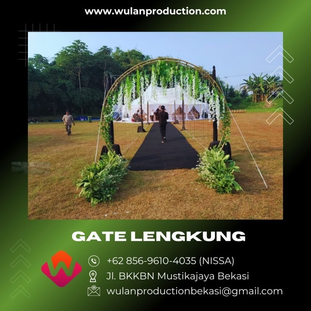 Sewa Gate Lengkung Ful Dekorasi Fairy light Jakarta