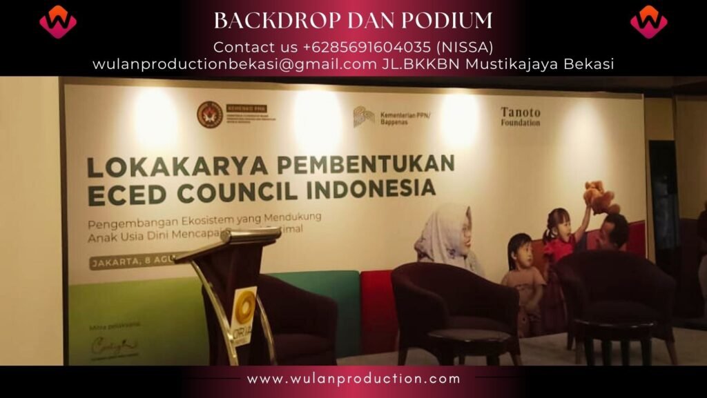 Sewa Podium Dan Backdrop Besar Event Hotel Oria Jakarta