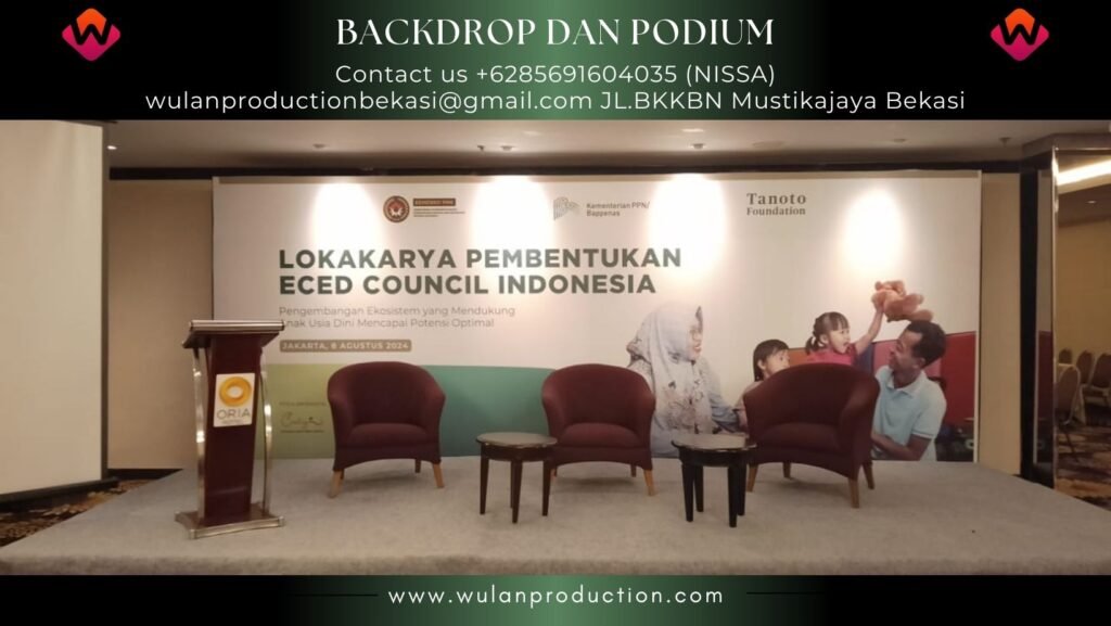 Sewa Podium Dan Backdrop Besar Event Hotel Oria Jakarta