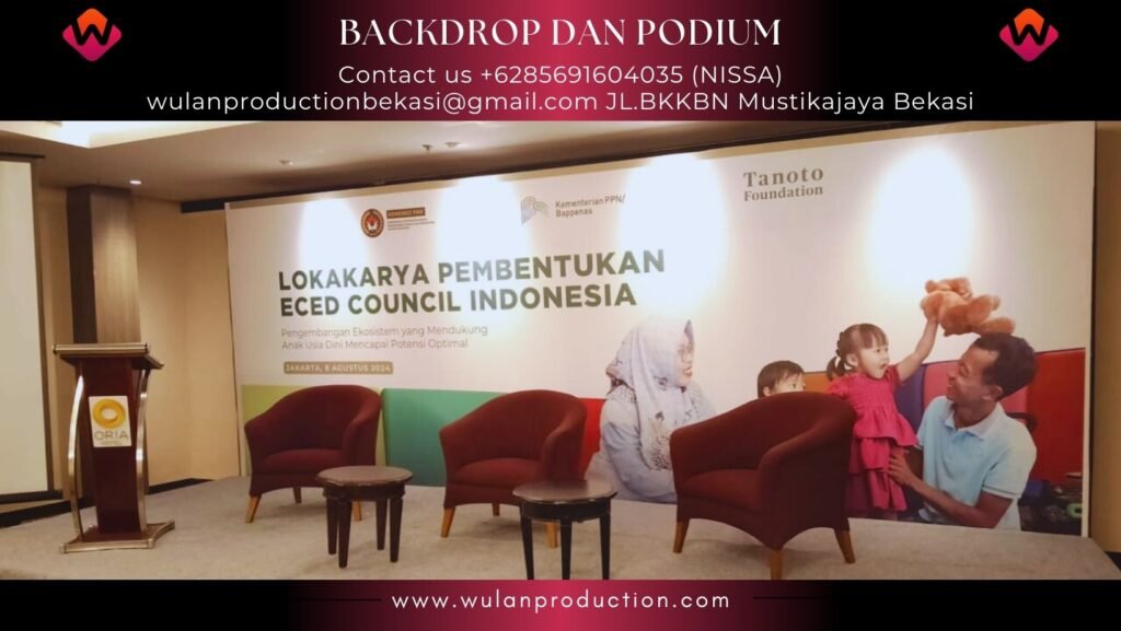 Sewa Podium Dan Backdrop Besar Event Hotel Oria Jakarta