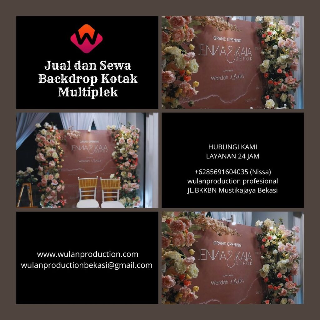 Jual Sewa Backdrop Kotak Multiplek Area Jakarta