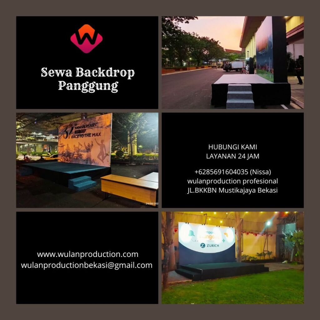 Sewa Backdrop Panggung Event Area Terdekat Jakarta