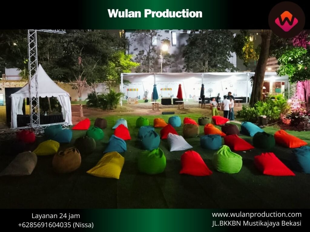 Sewa Bean Bag Size S M L Warna-Warni area Terdekat Jakarta