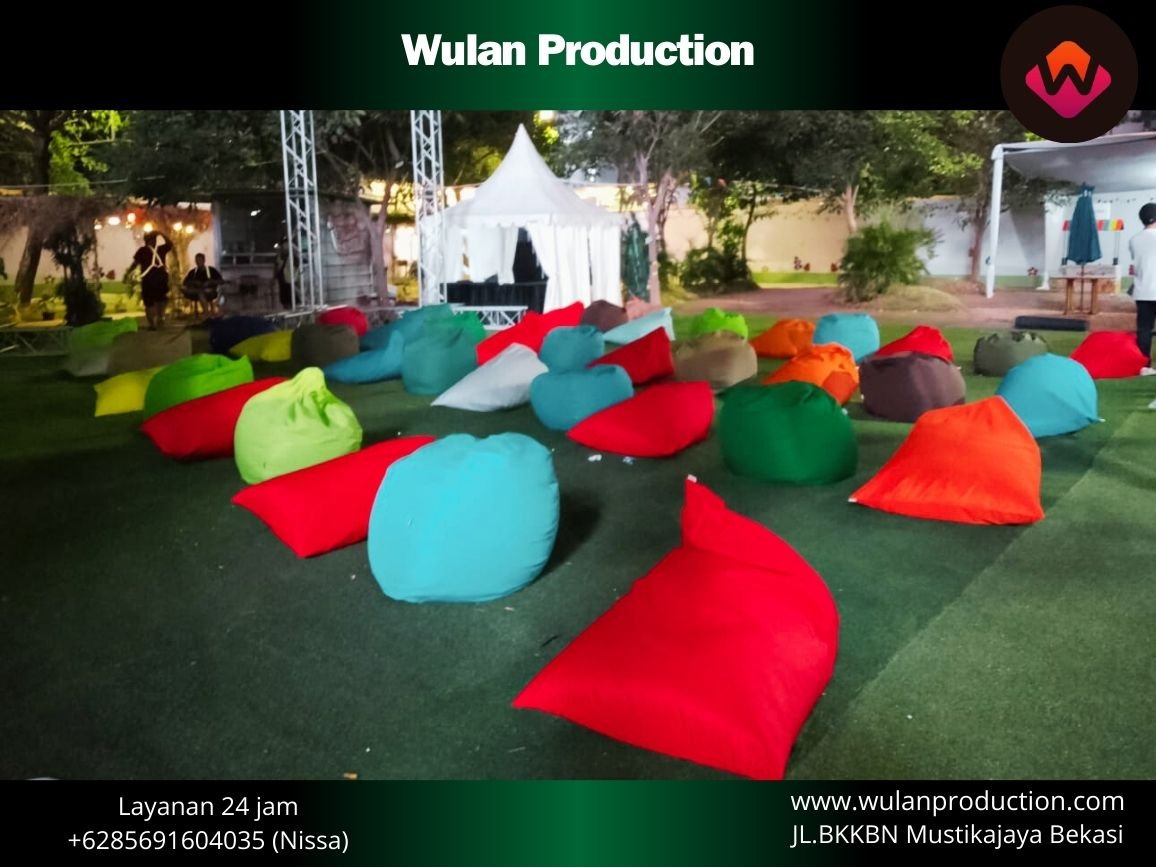 Sewa Bean Bag Size S M L Warna-Warni area Terdekat Jakarta