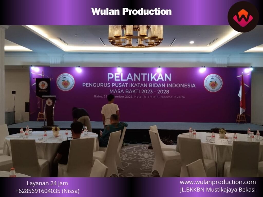 Sewa Panggung Dan Backdrop Type Vip Lengkap Area Jakarta