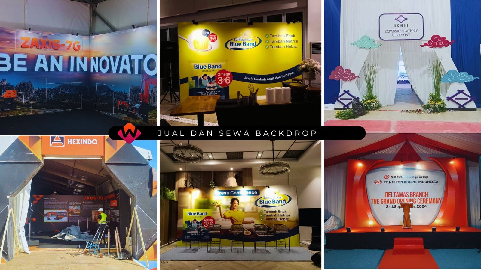 Vendor Jual Dan Sewa Backdrop Murah Berkualitas Area Jakarta