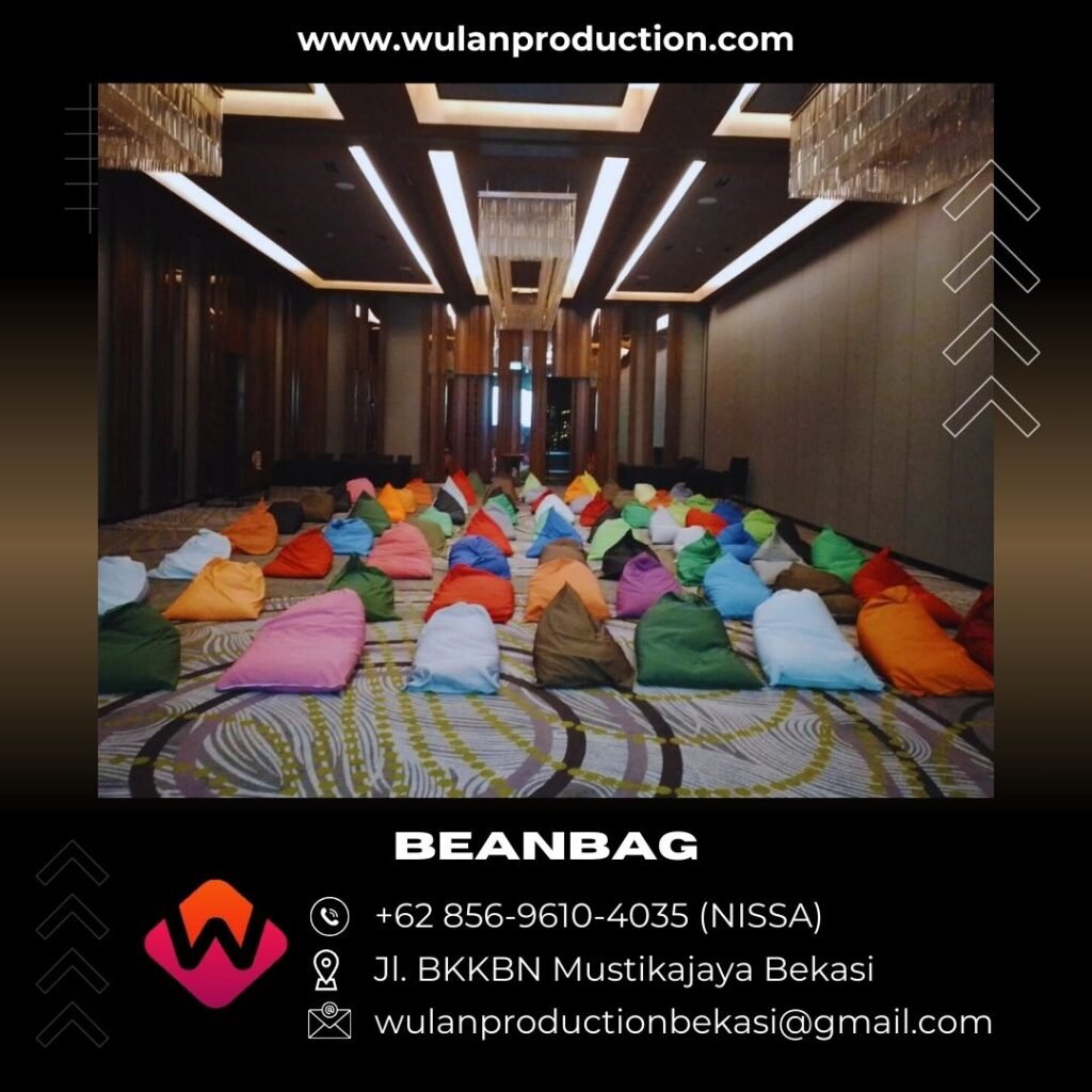 Sewa Alas duduk Beanbag Ukuran S M L Jakarta