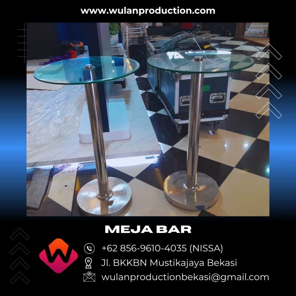 Sewa Meja Bar Dan Dealing Type VIP Kaca Area Jakarta