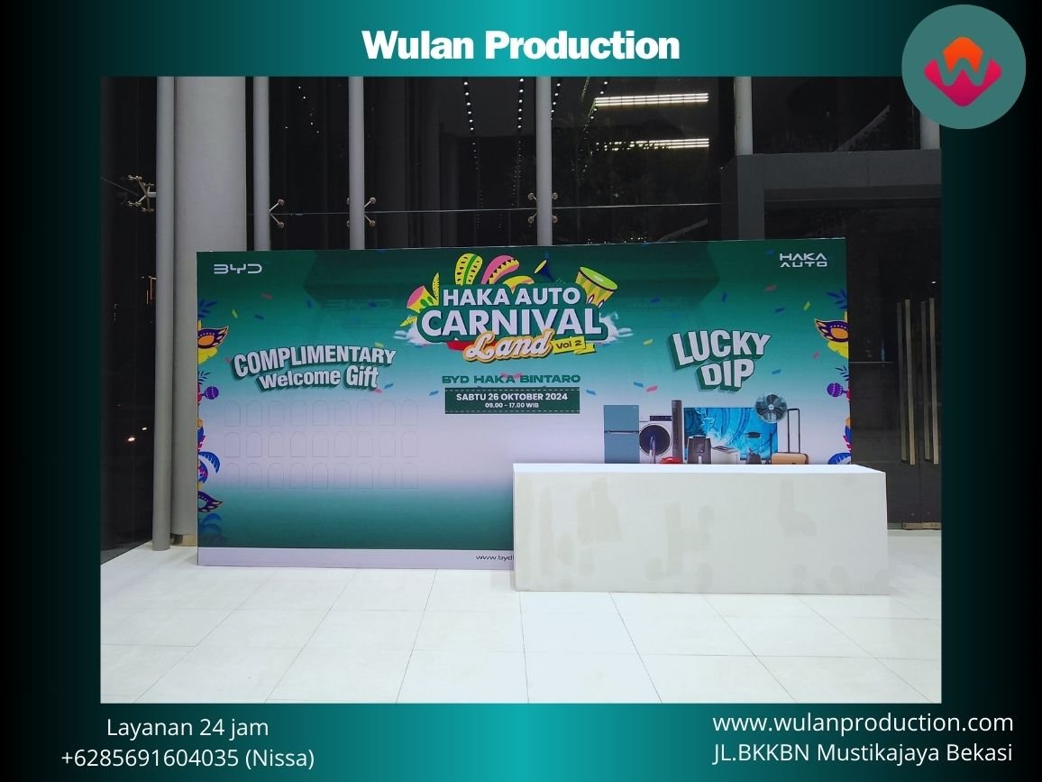 Sewa Meja Dan Backdrop Custom Area Terdekat Jakarta