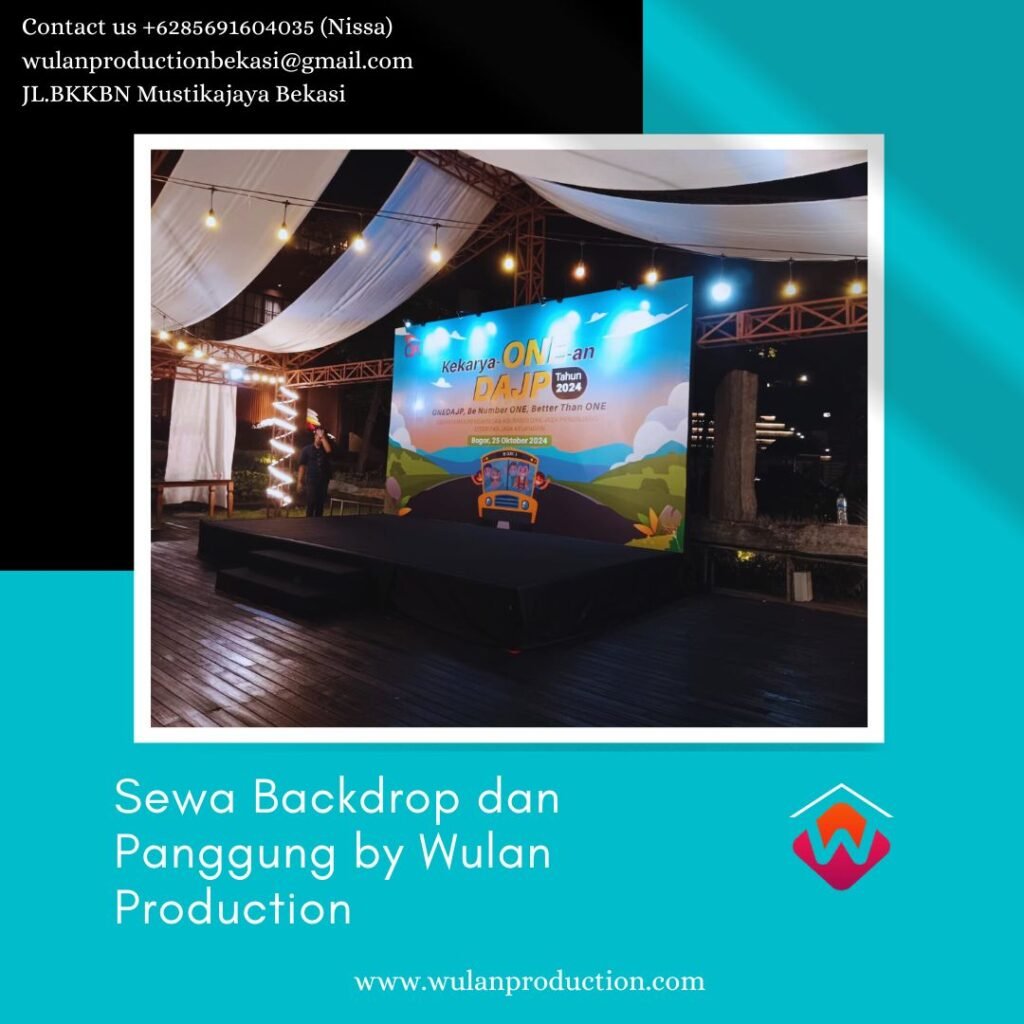 Sewa Panggung Dan Backdrop Area Hambalang Citeureup Bogor