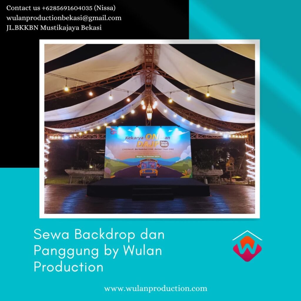 Sewa Panggung Dan Backdrop Area Hambalang Citeureup Bogor