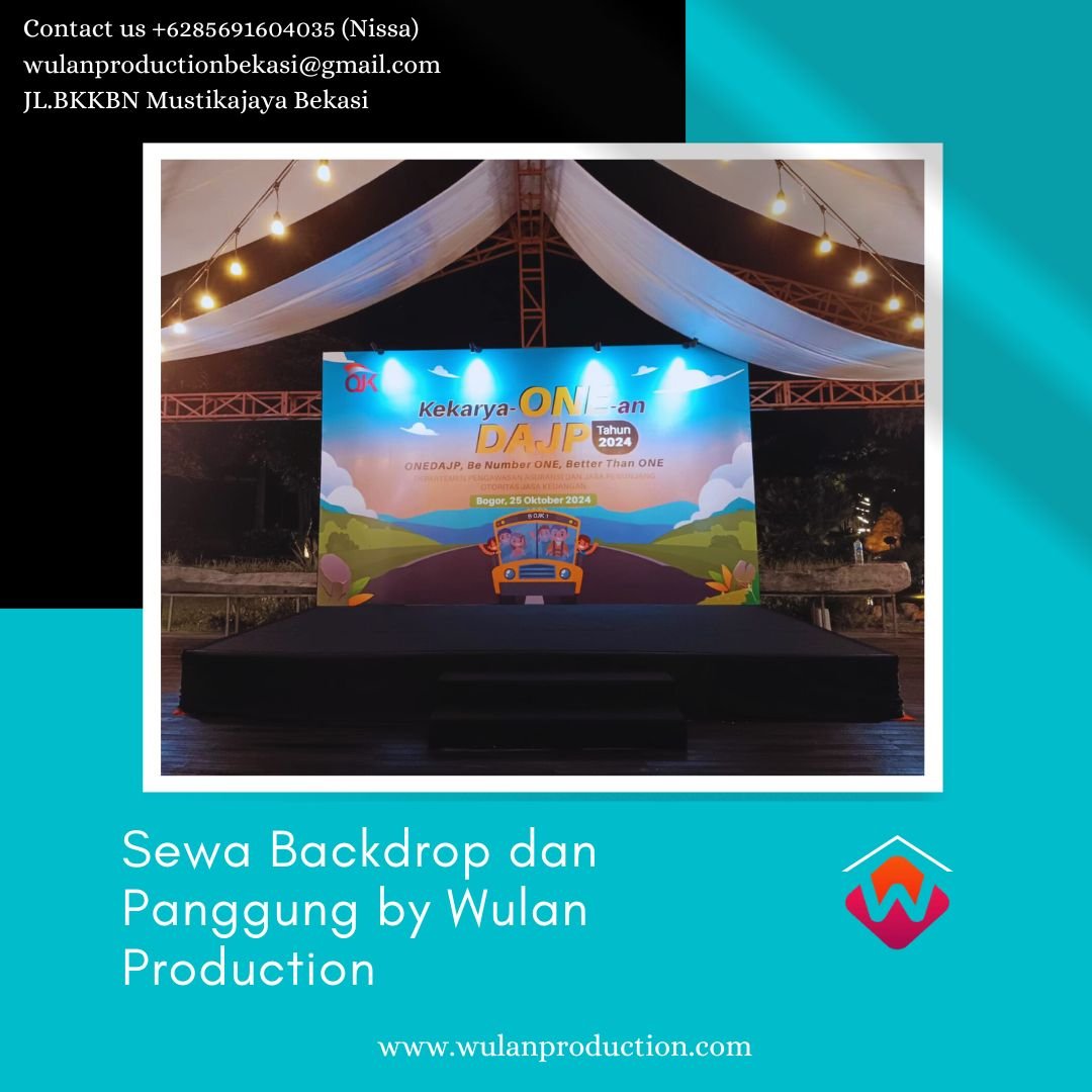 Sewa Panggung Dan Backdrop Area Hambalang Citeureup Bogor