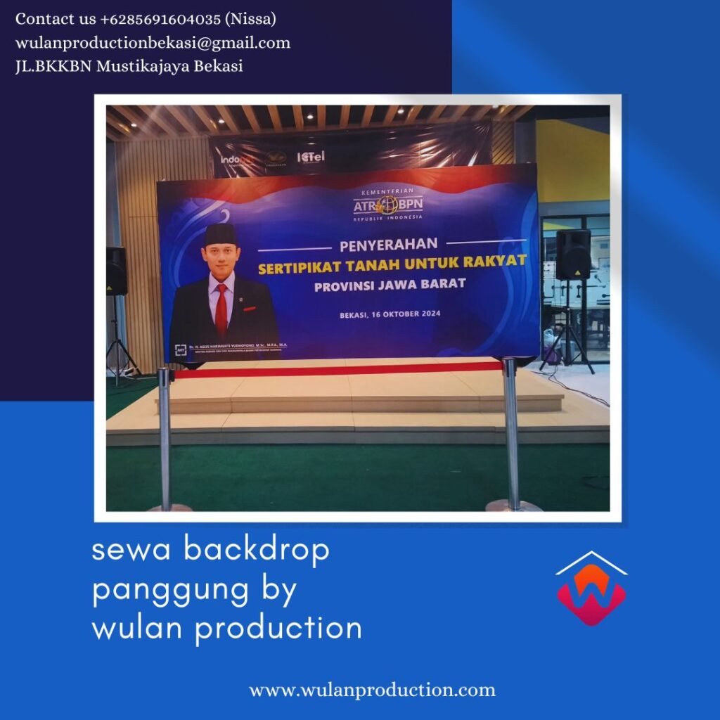 Sewa Panggung Dan Backdrop Event President University Cikarang Bekasi