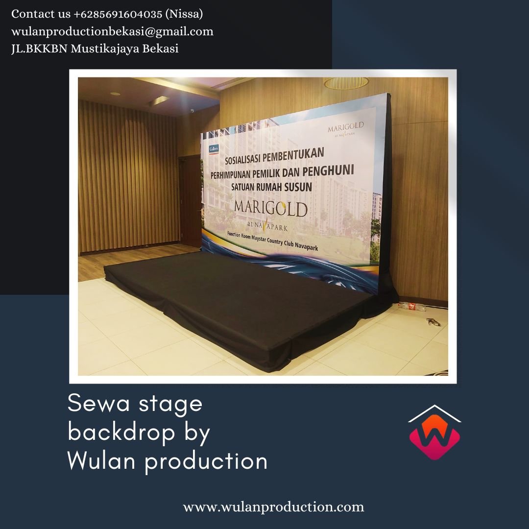 Sewa Stage Dan Backdrop Dijamin Murah Area Jakarta