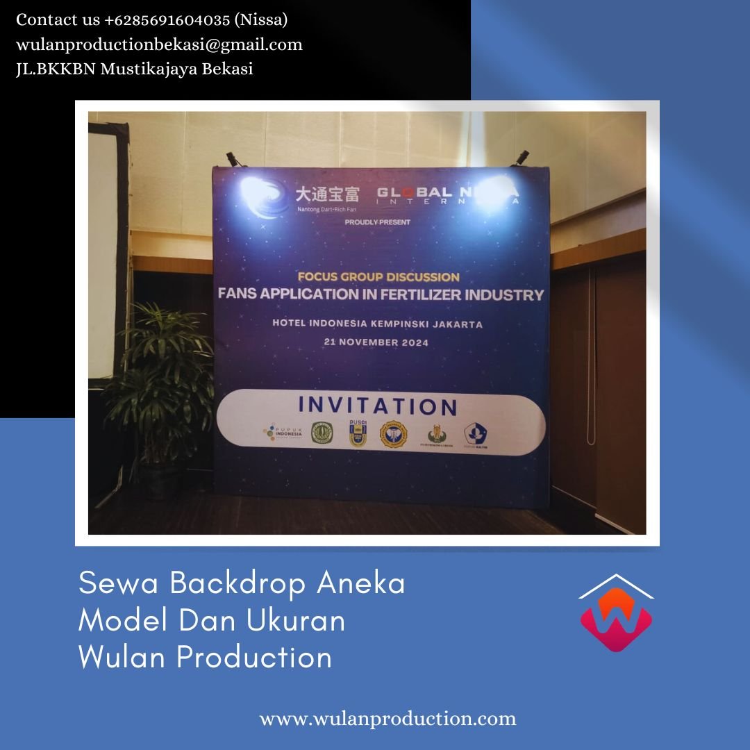 Pusat Sewa Backdrop Aneka Model Dan Ukuran Area Jakarta